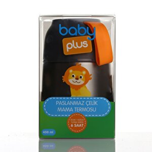 Vakumlu Çift Taraflı Bebek Mama Saklama Termosu 450 ml