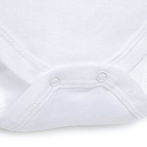 Unisex Beyaz Kısa Kol Body Unisex