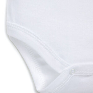 Unisex Beyaz Kısa Kol Body Unisex