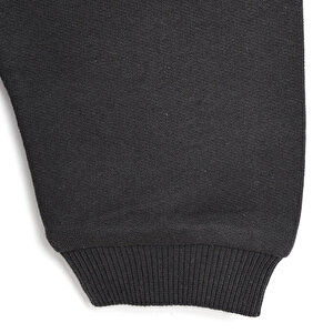 Erkek Bebek Eşofman Alt Şardonlu Kumaş İpli Ribanalı Paça