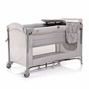 baby plus Safe Nest Ara Katlı Park, Grey