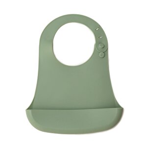 baby plus Silikon Mama Önlüğü - Yeşil