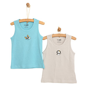 HelloBaby 2li Ribanalı, Açık Gri, 1 Yaş