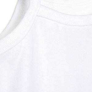 Unisex Beyaz İp Askılı Body Unisex