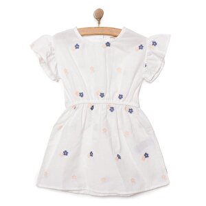 Bebbek WHITE FLOWER Elbise, Beyaz, 1 Yaş