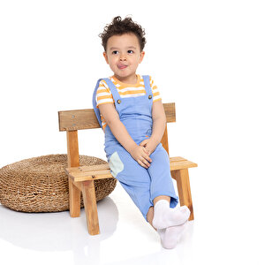 Little Monster Salopet-Tshirt Erkek Bebek Little Monster Salopet-Tshirt Erkek Bebek