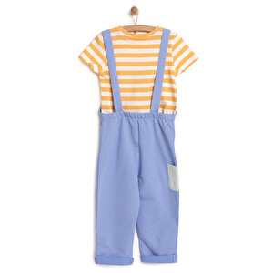 Little Monster Salopet-Tshirt Erkek Bebek Little Monster Salopet-Tshirt Erkek Bebek