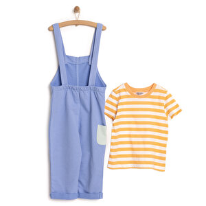 Little Monster Salopet-Tshirt Erkek Bebek Little Monster Salopet-Tshirt Erkek Bebek