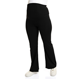 Panelli İspanyol Paça Hamile Tayt Anne Giyim Panelli İspanyol Paça Hamile Tayt Anne Giyim