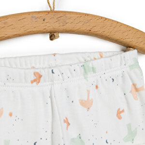 Kız Bebek Yenidoğan 5'li Askı Hastane Çıkışı Çıtçıtlı Bisiklet Yaka Uzun Kol Mint