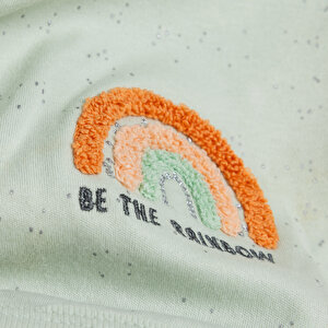 Kız Bebek Yenidoğan 5'li Askı Hastane Çıkışı Çıtçıtlı Bisiklet Yaka Uzun Kol Mint