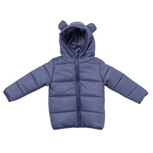 Basic Kulaklı Kapüşonlu Mont Erkek Bebek Basic Kulaklı Kapüşonlu Mont Erkek Bebek