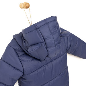 Basic Kulaklı Kapüşonlu Mont Erkek Bebek Basic Kulaklı Kapüşonlu Mont Erkek Bebek