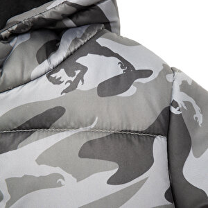 Basic Metraj Baskılı Kulaklı Kapüşonlu Mont Erkek Bebek Basic Metraj Baskılı Kulaklı Kapüşonlu Mont Erkek Bebek