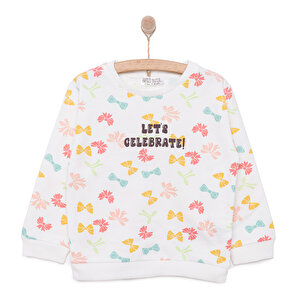 HelloBaby Basic Sweatshir, Desenli, 6 Ay