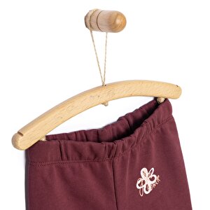 Basic Üç İplik Baskılı Eşofman Alt Kız Bebek