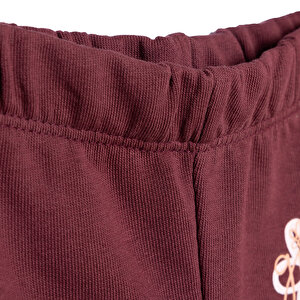 Basic Üç İplik Baskılı Eşofman Alt Kız Bebek