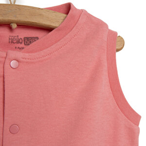 Basic Ribanalı Yelek Kız Bebek