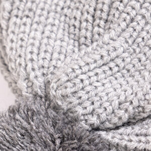 Renkli Ponpon Triko Erkek Bere Erkek Bebek