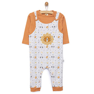 BabyZ Yenidoğan Baskılı Kız S, Gri, 3 Ay