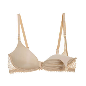 Saten Kaplı Emzirme Sütyeni Anne Giyim