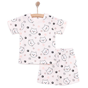 HelloBaby Kız Kısa Kol, Açık Pembe, 6 Ay