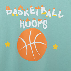 Basic Erkek Basketbol Baskılı Şortlu Takım Erkek Bebek