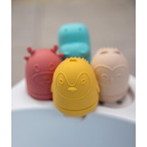 Oyuncaklı Yumuşak Silikon Bebek Saç ve Vücut Yıkama Arkadaşları 4'lü Oyuncaklı Yumuşak Silikon Bebek Saç ve Vücut Yıkama Arkadaşları 4'lü