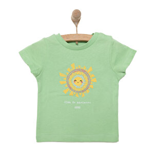 HelloBaby Basic Güneş Baskı, Yeşil, 6 Ay
