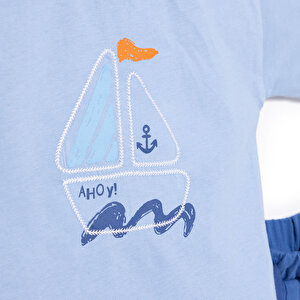 Little Sailor Erkek Tshirt-Şort Erkek Bebek