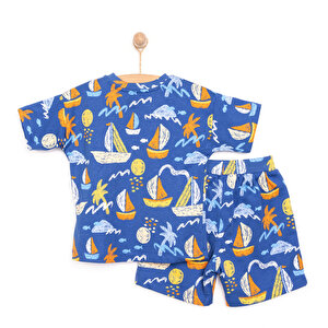 Little Sailor Erkek Tshirt-Şort Erkek Bebek Little Sailor Erkek Tshirt-Şort Erkek Bebek