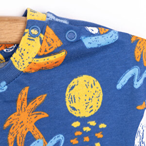 Little Sailor Erkek Tshirt-Şort Erkek Bebek Little Sailor Erkek Tshirt-Şort Erkek Bebek