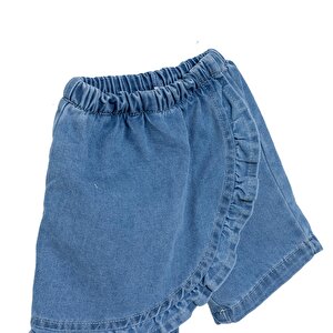 Spring Memories Kız Denim Şort Kız Bebek