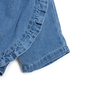 Spring Memories Kız Denim Şort Kız Bebek