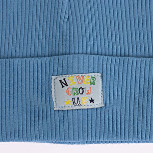 Never Grow Up Erkek Kaşkorse Örme Bere Erkek Bebek