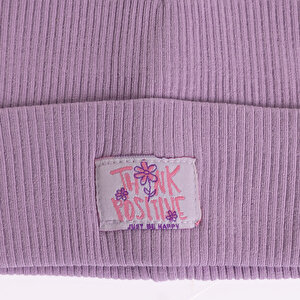 Think Positive Kız Kaşkorse Örme Bere Kız Bebek Think Positive Kız Kaşkorse Örme Bere Kız Bebek