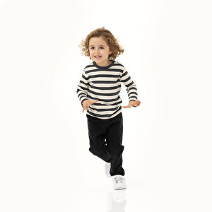 HelloBaby Cool Boy Erkek Uz, Beyaz, 9 Ay