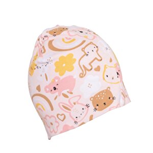 Tavşan Kız 2li Örme Bere Kız Bebek