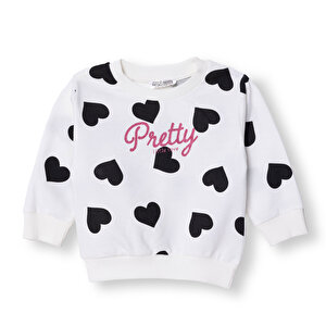 HelloBaby Sweatshirt, Ekru, 6 Ay
