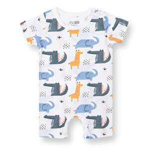 HelloBaby, Kısa Tulum, Ekru, 6 Ay