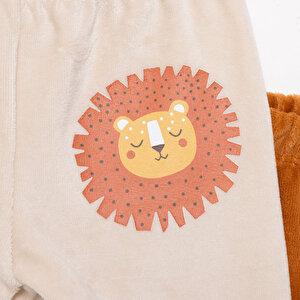 Erkek Bebek 2li Çoraplı Pantolon Kadife Çoraplı Paça Erkek Bebek 2li Çoraplı Pantolon Kadife Çoraplı Paça