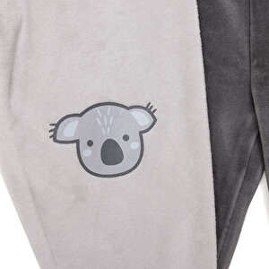 Erkek Bebek 2li Çoraplı Pantolon Kadife Çoraplı Paça