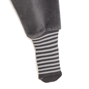 Erkek Bebek 2li Çoraplı Pantolon Kadife Çoraplı Paça