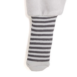 Erkek Bebek 2li Çoraplı Pantolon Kadife Çoraplı Paça