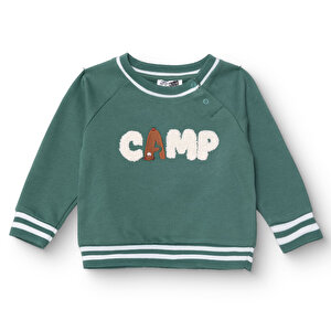 Erkek Bebek Camp Life Sweatshirt Bisiklet Yaka Uzun Kol Erkek Bebek Camp Life Sweatshirt Bisiklet Yaka Uzun Kol