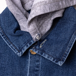 Erkek Bebek Circus Gömlek Denim Uzun Kol Erkek Bebek Circus Gömlek Denim Uzun Kol