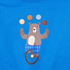 Erkek Bebek Circus Eşofman Takımı Şardonlu Bisiklet Yaka Uzun Kol Duble Paça Erkek Bebek Circus Eşofman Takımı Şardonlu Bisiklet Yaka Uzun Kol Duble Paça