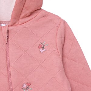 Kız Bebek Yenidoğan Petite Fleurs Patiksiz Tulum Kapitone Örme Bisiklet Yaka Uzun Kol Kız Bebek Yenidoğan Petite Fleurs Patiksiz Tulum Kapitone Örme Bisiklet Yaka Uzun Kol