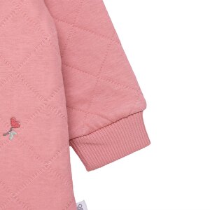 Kız Bebek Yenidoğan Petite Fleurs Patiksiz Tulum Kapitone Örme Bisiklet Yaka Uzun Kol Kız Bebek Yenidoğan Petite Fleurs Patiksiz Tulum Kapitone Örme Bisiklet Yaka Uzun Kol