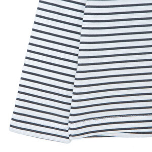 Erkek Bebek Cool Boy Salopet-Tshirt Bisiklet Yaka Uzun Kol Reçme Paça